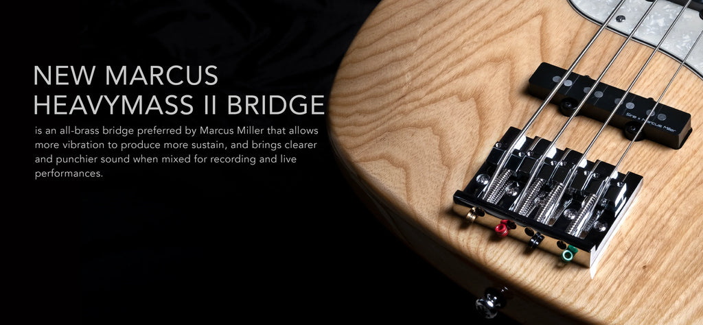 Sire Marcus Miller V8 được thiết kế kiểu J-Bass có Ngựa đàn hạng nặng Marcus Heavymass II