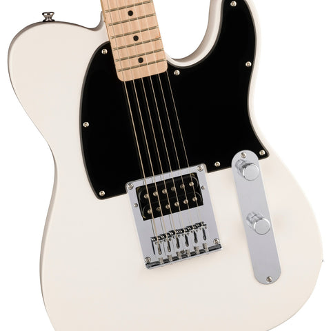 Squier Sonic Esquire H, Maple Fingerboard, Arctic White có thiết kế một humbucker duy nhất ở vị trí ngựa đàn