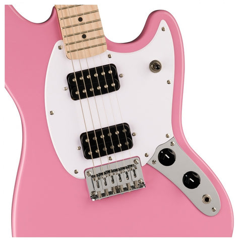 Squier Sonic Mustang HH, Flash Pink w/Maple Fingerboard