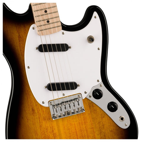 Squier Sonic Mustang, 2-Color Sunburst w/Maple Fingerboard