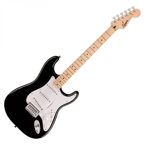 Squier Sonic Stratocaster, Black w/Maple Fingerboard