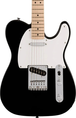Squier Sonic Telecaster, Black w/Maple Fingerboard
