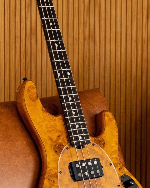 Sterling StingRay RAY34HH, Poplar Burl Top neck