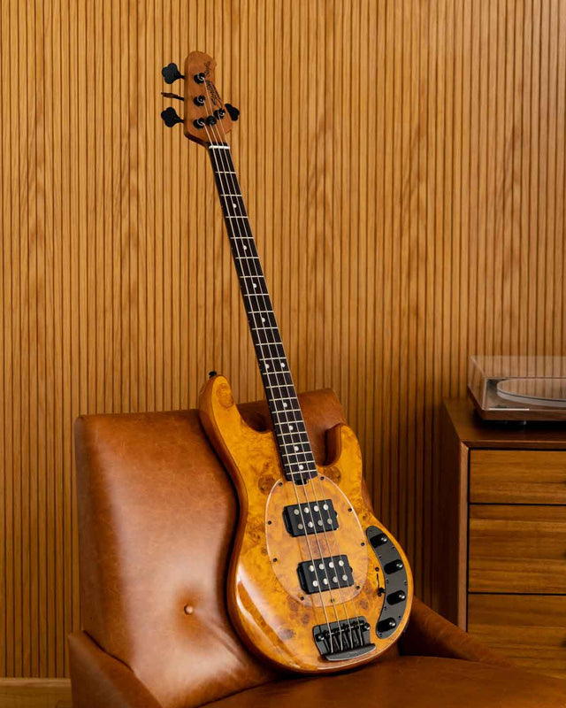 Sterling StingRay RAY34HH, Poplar Burl Top