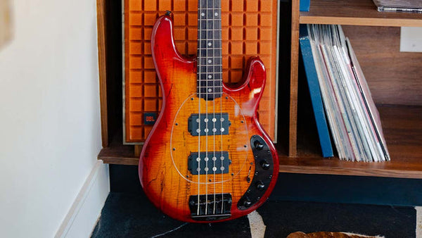Sterling StingRay RAY34HH, Spalted Maple Top pick up