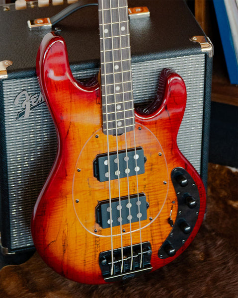 Sterling StingRay RAY34HH, Spalted Maple Top body