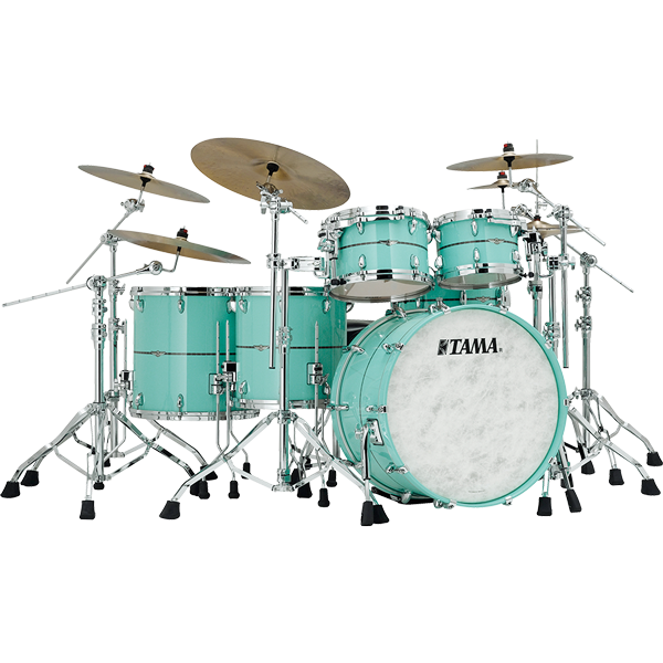 Trống Cơ Tama STAR Bubinga 5-Shell Pack màu Grand Aqua Blue