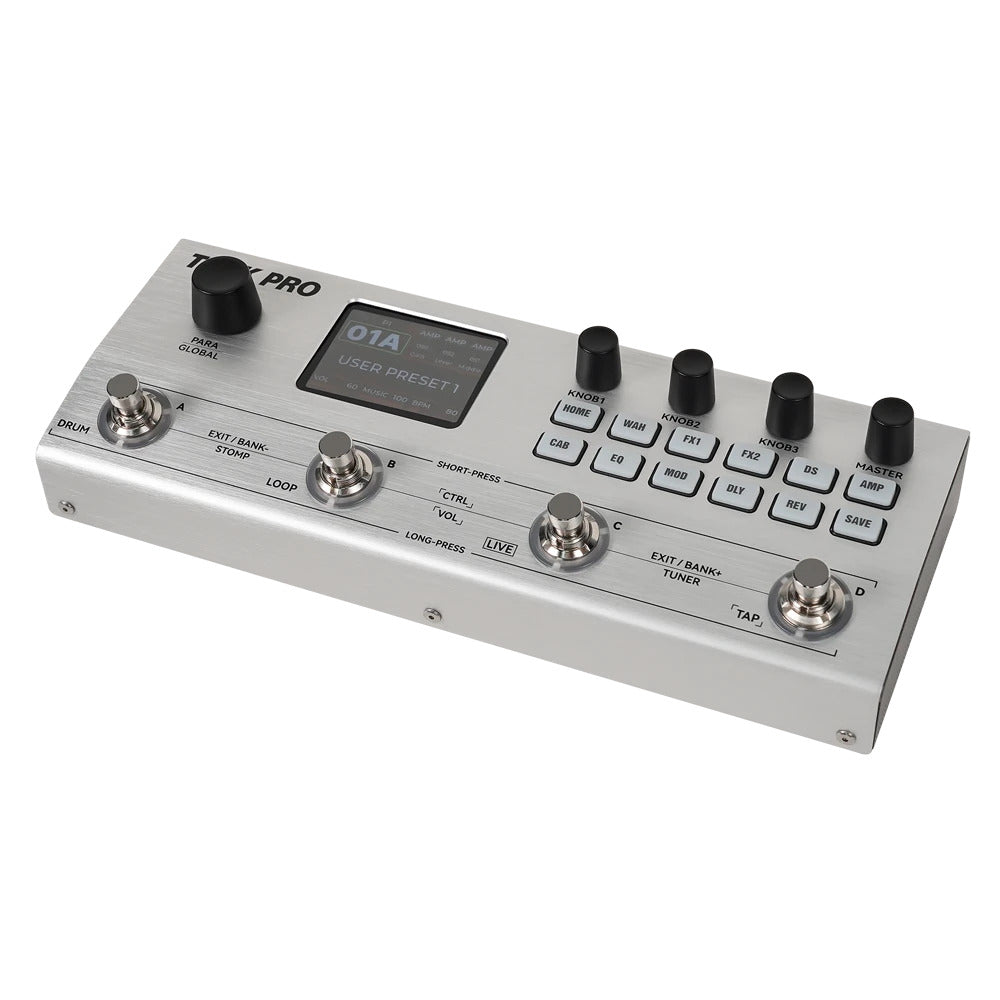 Pedal Guitar Multi Effect M-Vave Tank Pro