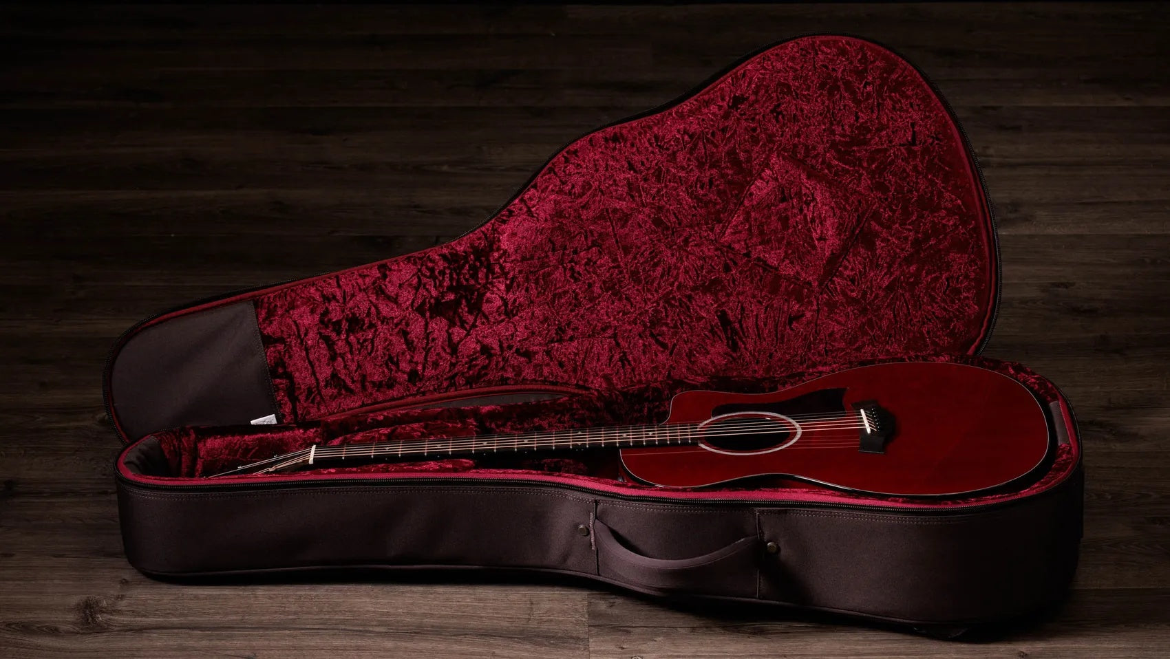 Đàn Guitar Acoustic Taylor 224ce Plus Special Edition - Trans Red