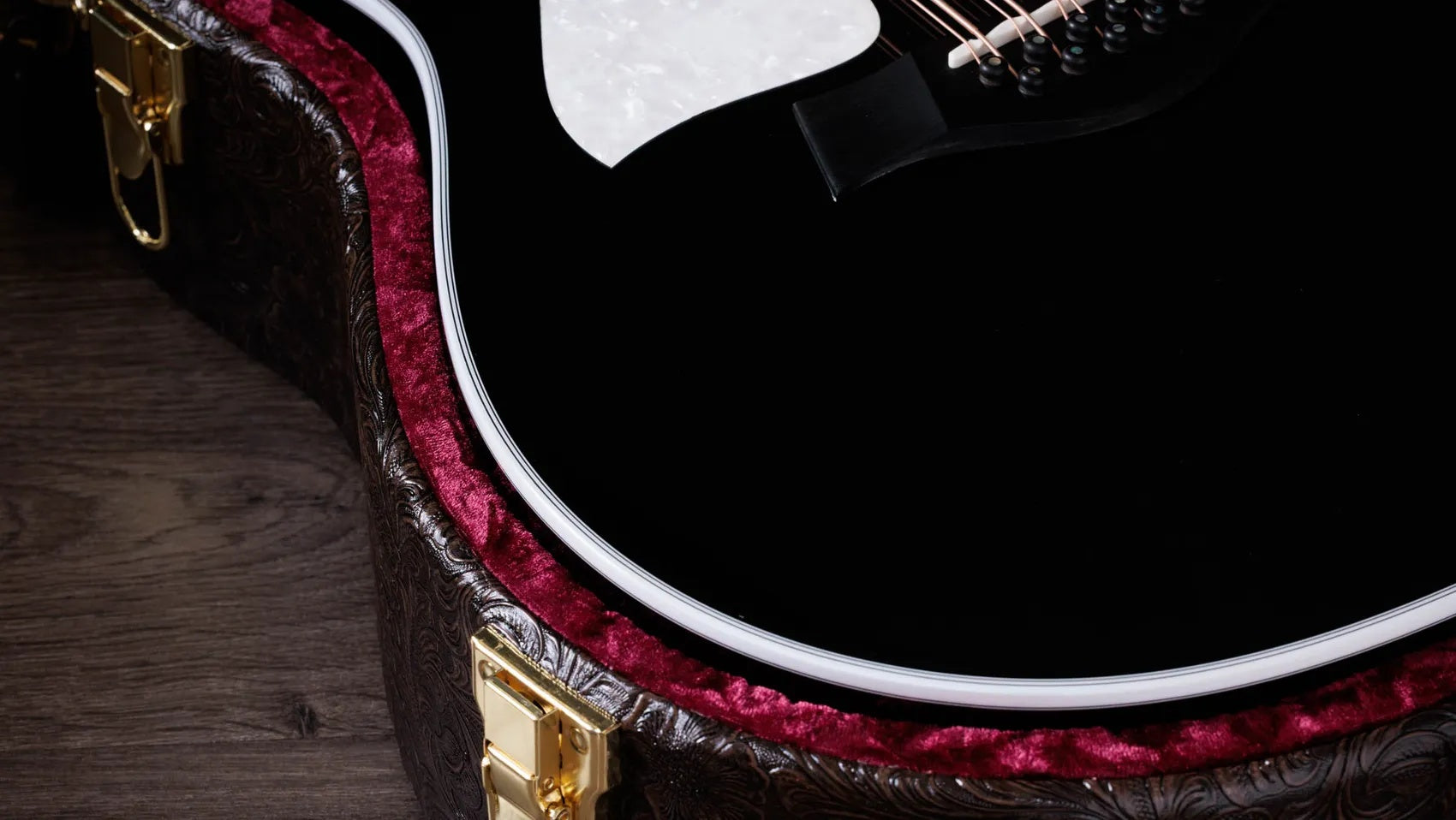 Đàn Guitar Acoustic 10-dây Taylor 657ce Bajo Quinto - Black-Mai Nguyên Music