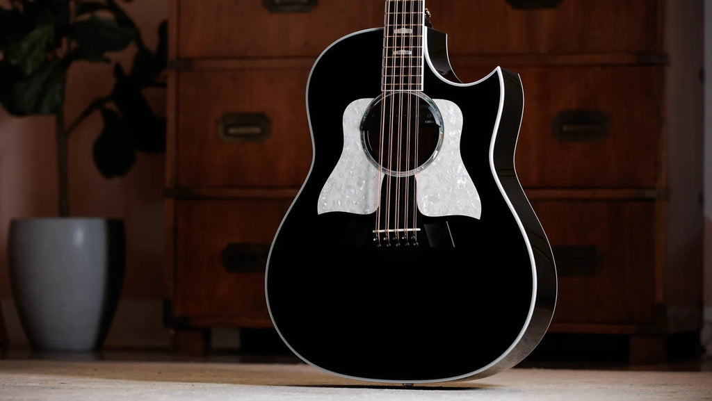 Đàn Guitar Acoustic 10-dây Taylor 657ce Bajo Quinto - Black