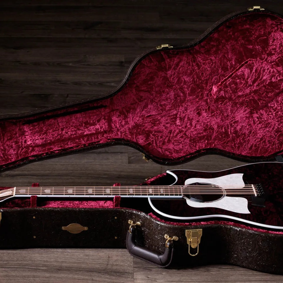 Đàn Guitar Acoustic 10-dây Taylor 657ce Bajo Quinto - Black-Mai Nguyên Music