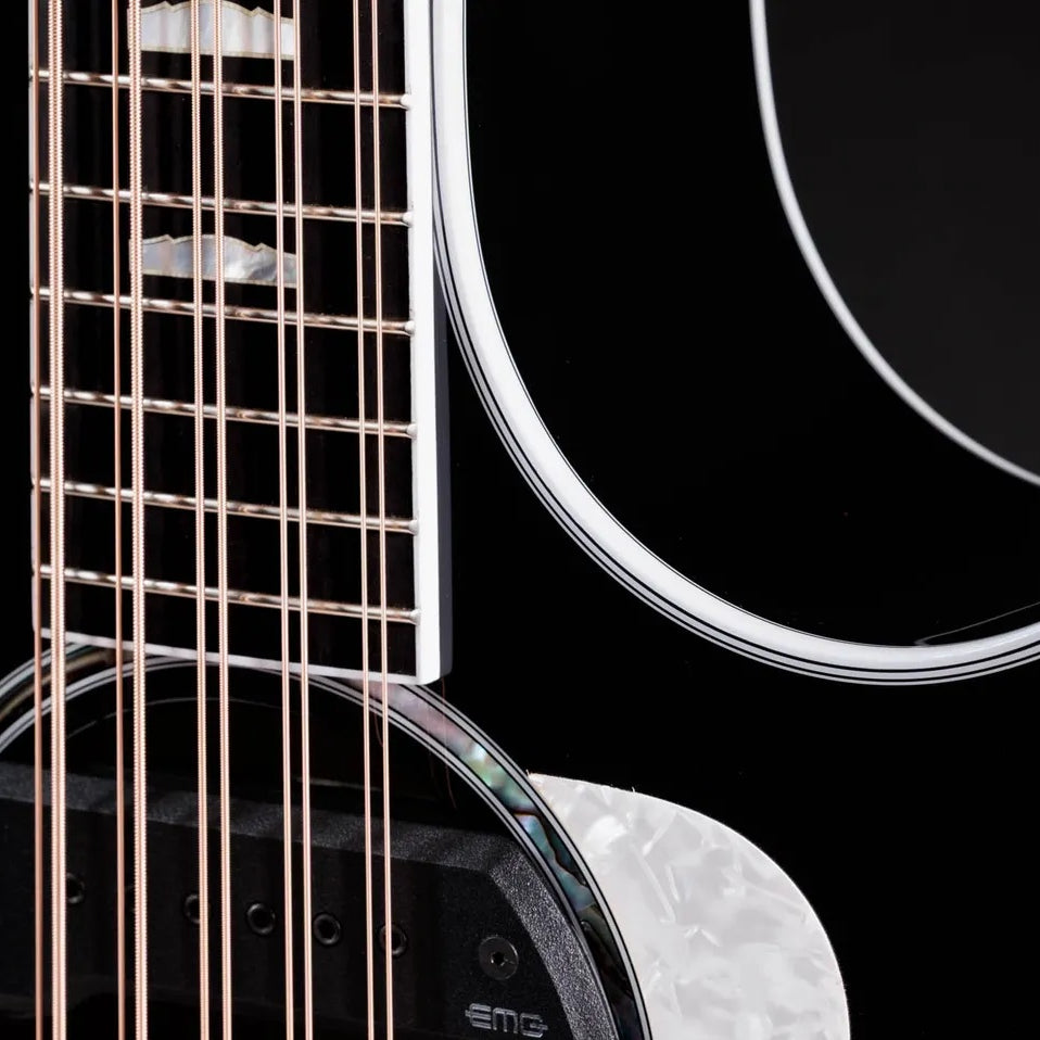 Đàn Guitar Acoustic 10-dây Taylor 657ce Bajo Quinto - Black-Mai Nguyên Music