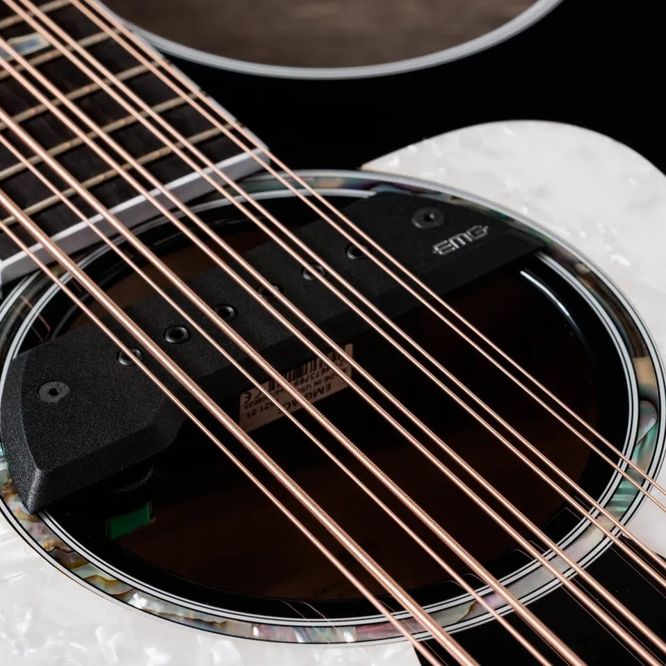 Đàn Guitar Acoustic 10-dây Taylor 657ce Bajo Quinto - Black-Mai Nguyên Music