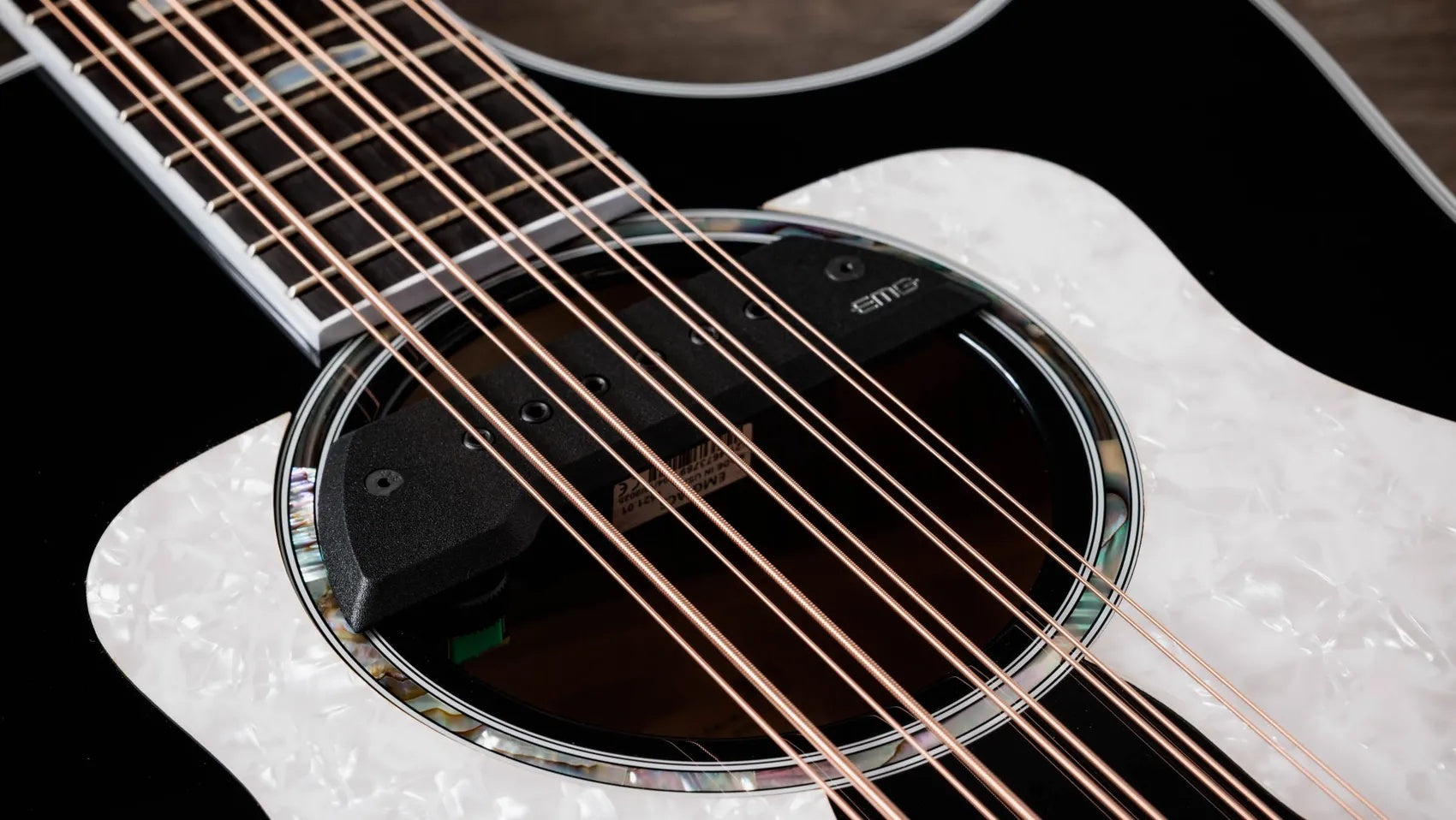 Đàn Guitar Acoustic 10-dây Taylor 657ce Bajo Quinto - Black-Mai Nguyên Music