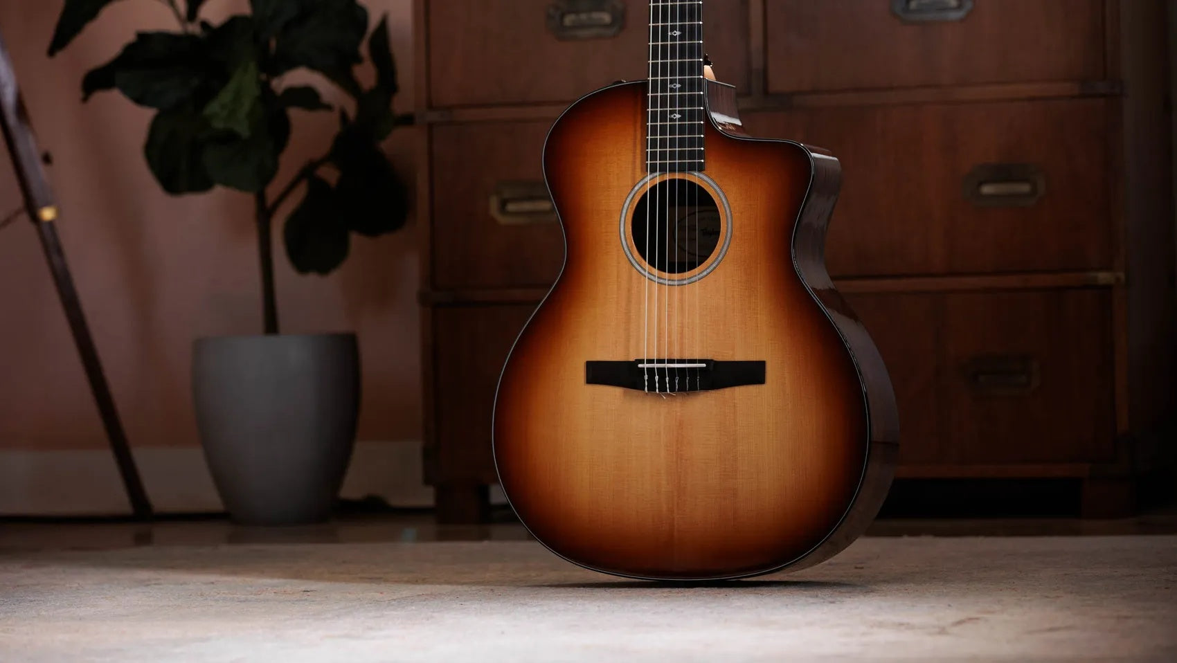 Đàn Guitar Classic Taylor Sunset Blvd 214ce-N Plus - Sunset Edgeburst