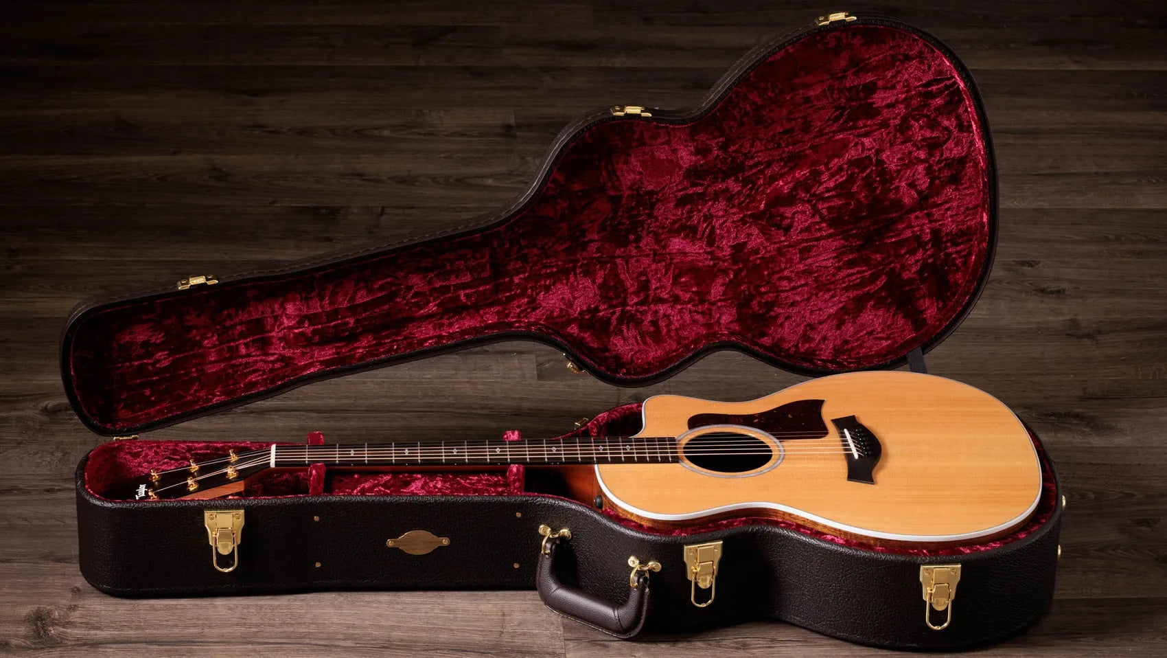 Đàn Guitar Acoustic Taylor Sunset Blvd 214ce DLX Figured Ovangkol - Natural-Mai Nguyên Music
