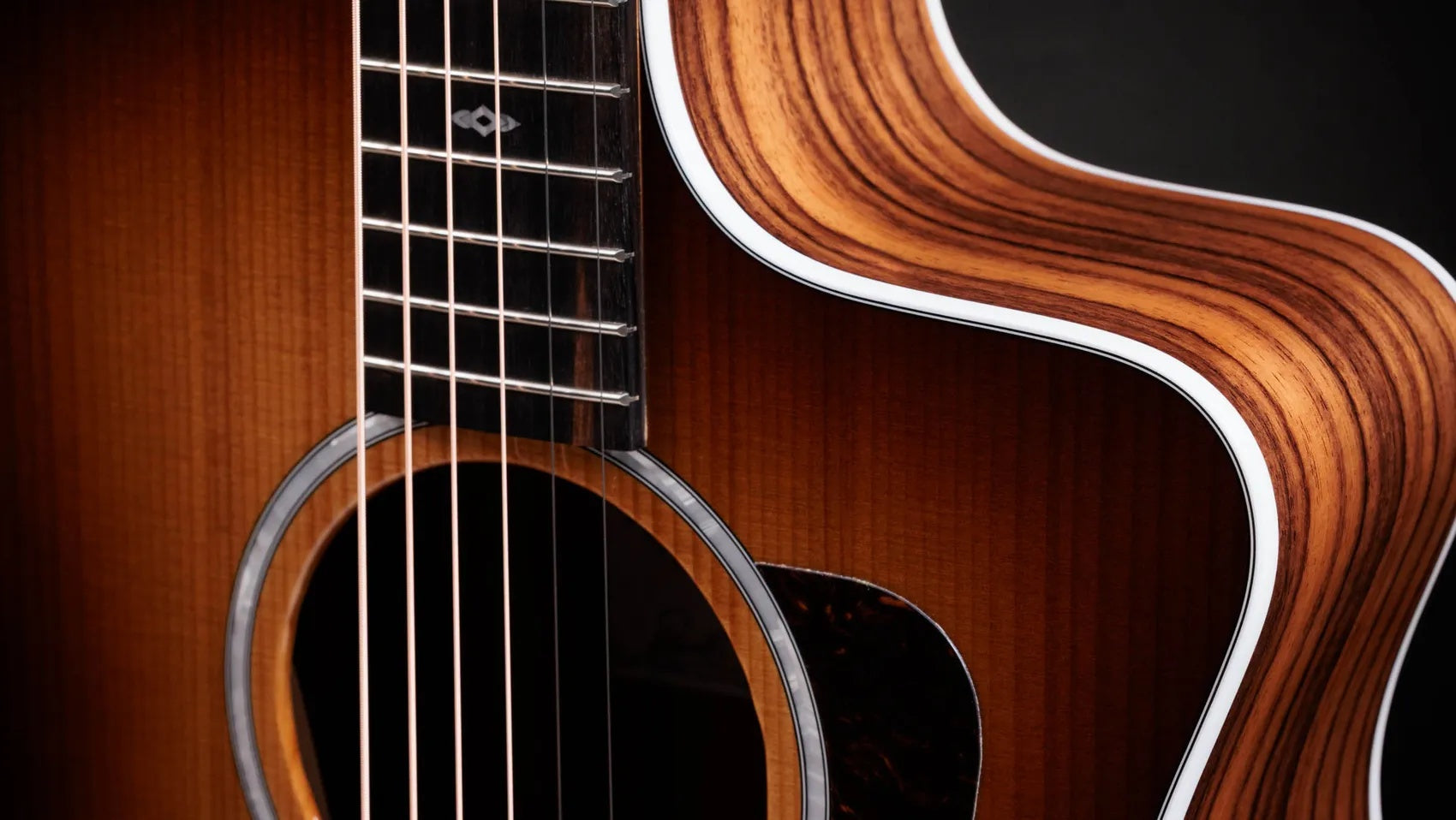 Đàn Guitar Acoustic Taylor Sunset Blvd 214ce DLX - Sunset Edgeburst