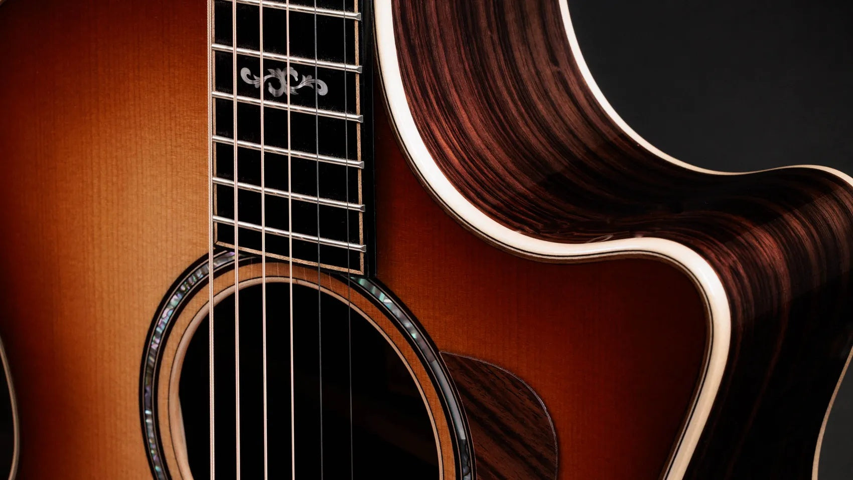 Đàn Guitar Acoustic Taylor Sunset Blvd 814ce - Sunset Edgeburst-Mai Nguyên Music