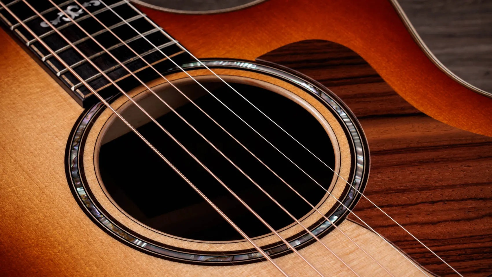 Đàn Guitar Acoustic Taylor Sunset Blvd 814ce - Sunset Edgeburst-Mai Nguyên Music