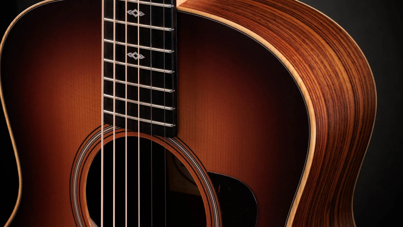 Đàn Guitar Acoustic Taylor Sunset Blvd GS Mini-e Rosewood - Sunset Edgeburst