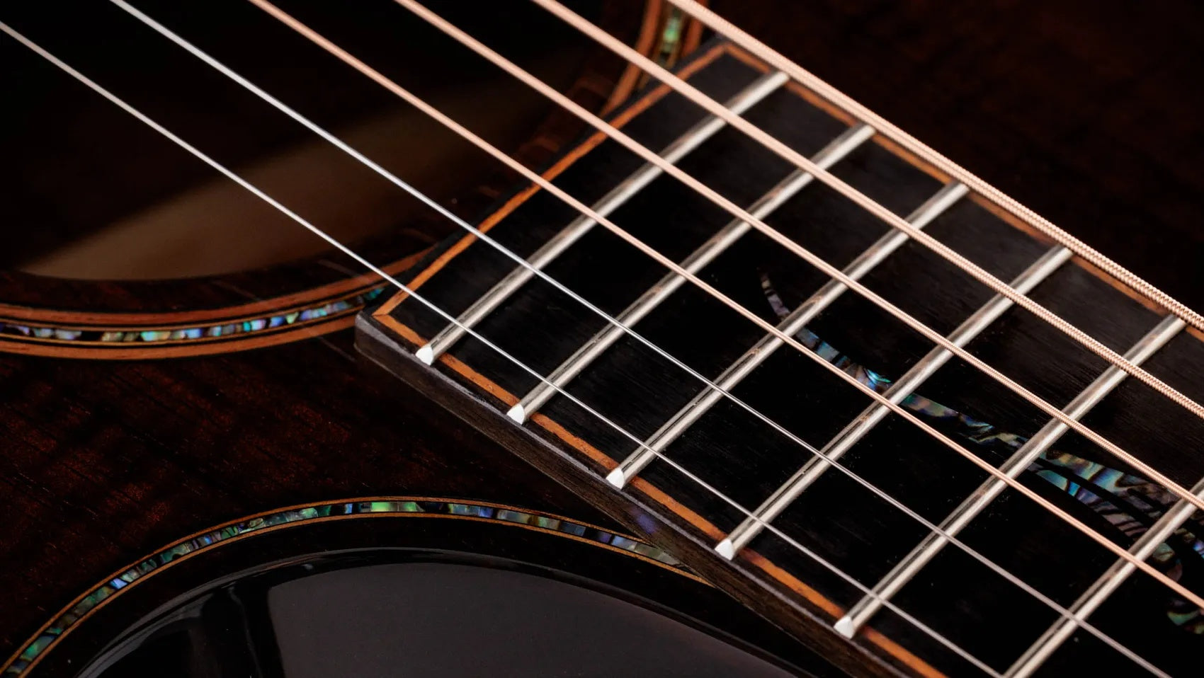 Đàn Guitar Acoustic Taylor Next Generation Builders Edition K24ce - Kona Edgeburst-Mai Nguyên Music