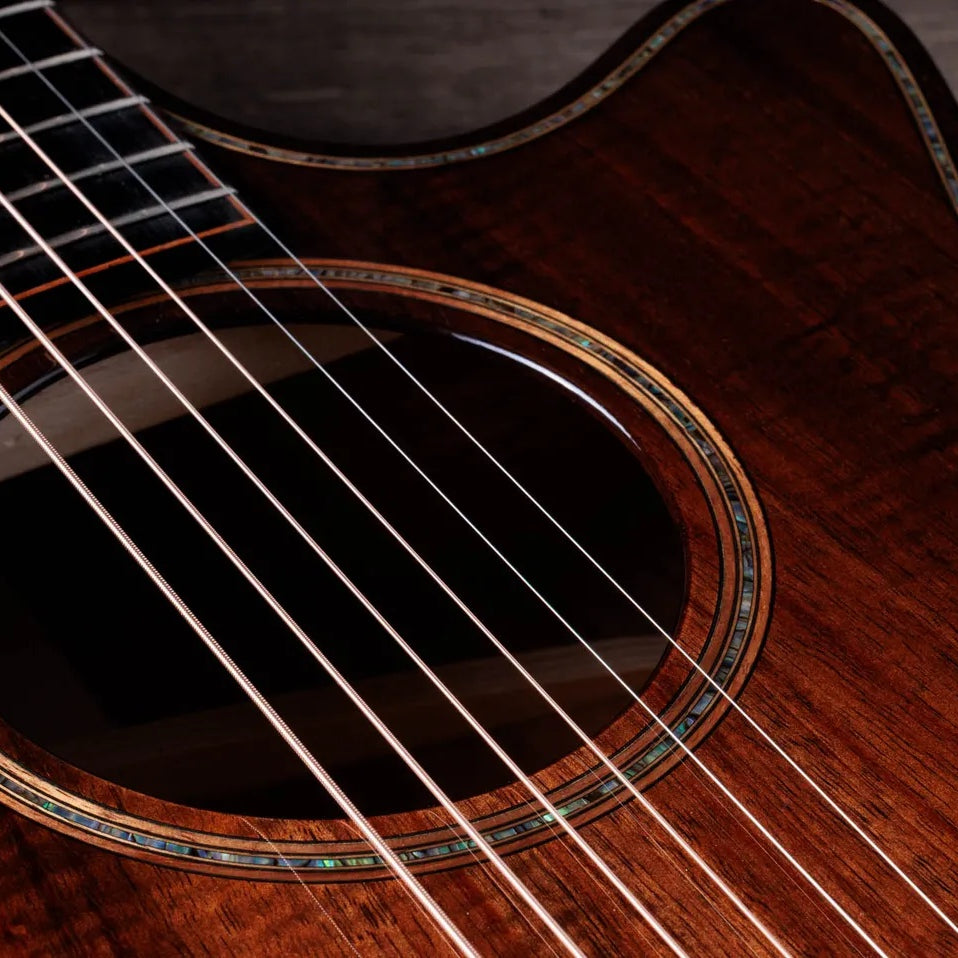 Đàn Guitar Acoustic Taylor Next Generation Builders Edition K24ce - Kona Edgeburst-Mai Nguyên Music