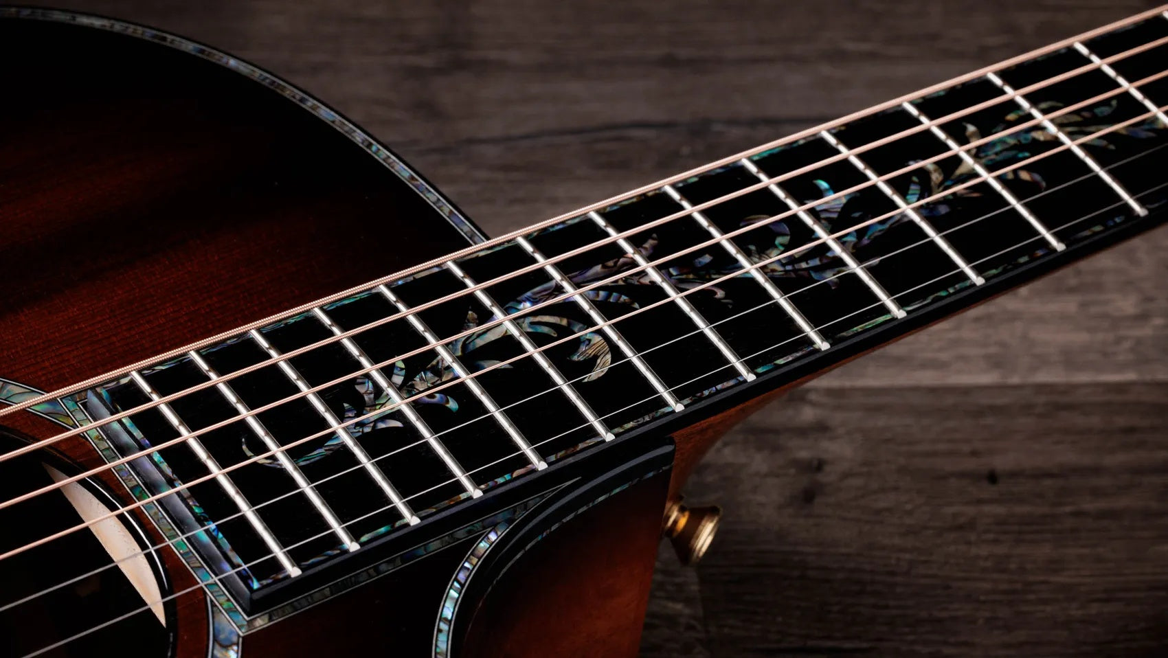Đàn Guitar Acoustic Taylor PS14ce Ironbark/Sinker Redwood - Tobacco