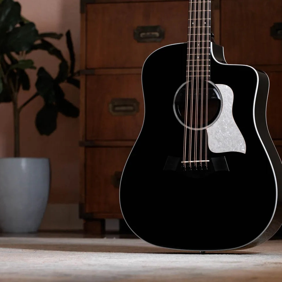 Đàn Guitar Acoustic 10-dây Taylor 250ce Plus Bajo Quinto - Black