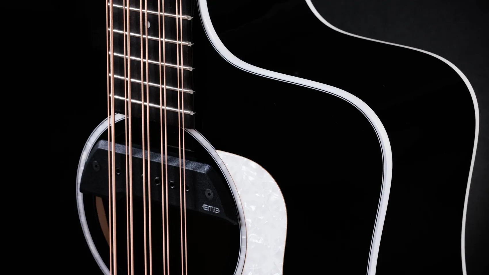 Đàn Guitar Acoustic 10-dây Taylor 250ce Plus Bajo Quinto - Black