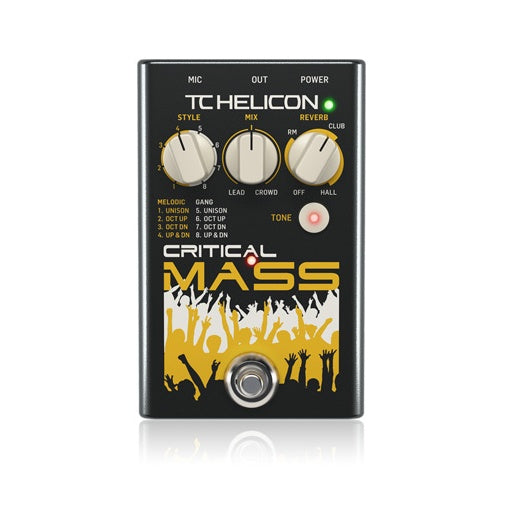 Pedal Vocal TC Helicon Critical Mass