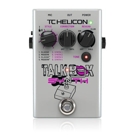 Pedal Vocal TC Helicon Talkbox Synth