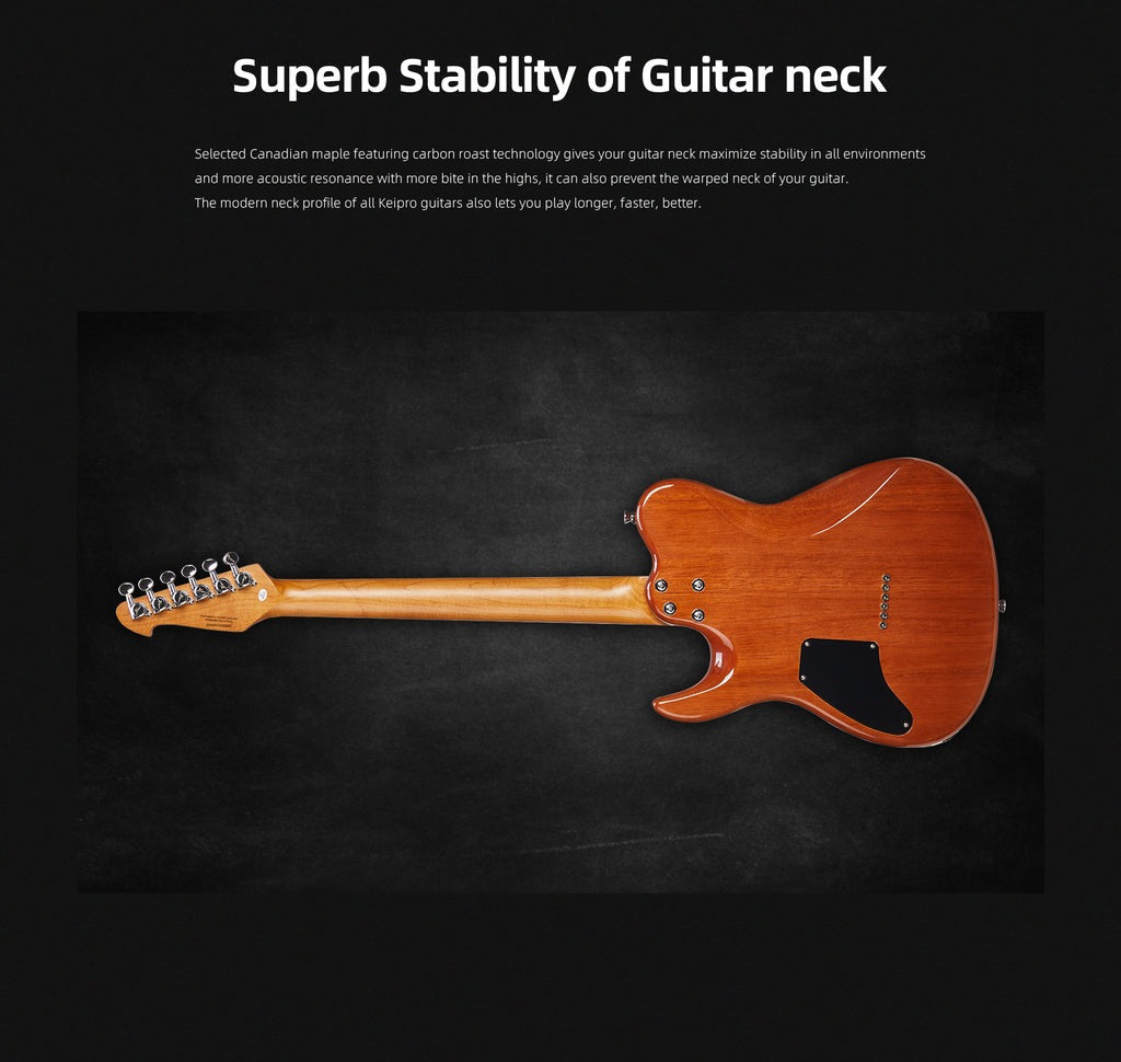 Đàn Guitar Điện Keipro Deluxe Series TL HH, Rosewood Fingerboard