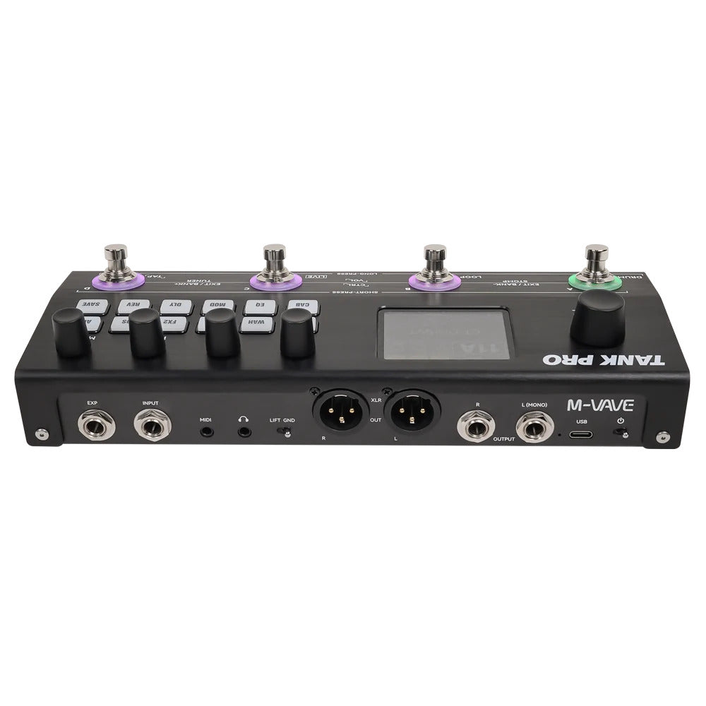 Pedal Guitar Multi Effect M-Vave Tank Pro