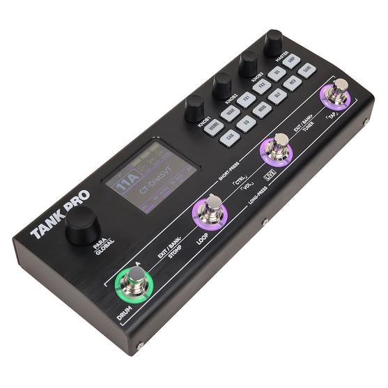 Pedal Guitar Multi Effect M-Vave Tank Pro