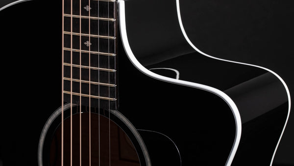 Đường cắt Cut Away trên đàn guitar Taylor 214ce DLX, BK