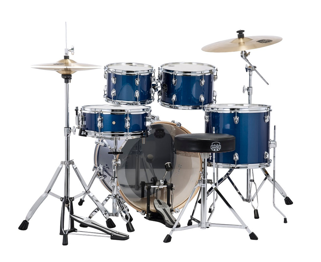 Trống Cơ Mapex VE5044FTC Venus Fusion 5-Pc Shell Pack (20"/10"/12"/14"/14") màu Blue Sky Sparkle