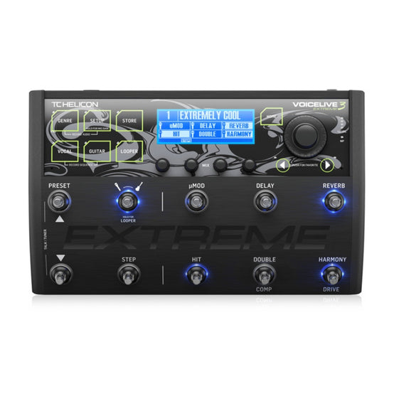 Pedal Vocal TC Helicon VoiceLive 3 Extreme