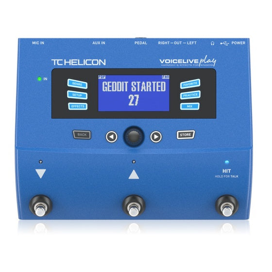 Pedal Vocal TC Helicon VoiceLive Play
