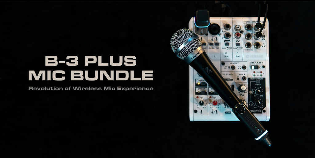 Wireless Microphone System NUX B-3 Plus
