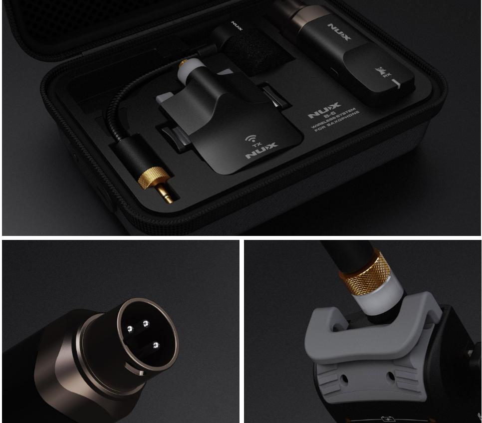 Wireless System cho Saxophone NUX B-6 2.4GHz