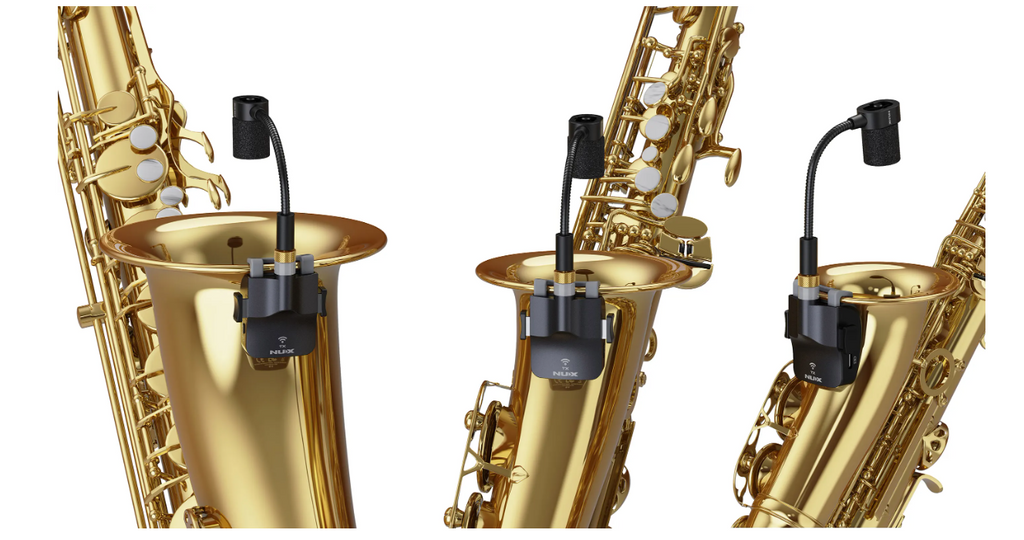 Nux B-6 thiết kế kẹp linh hoạt cho saxophone