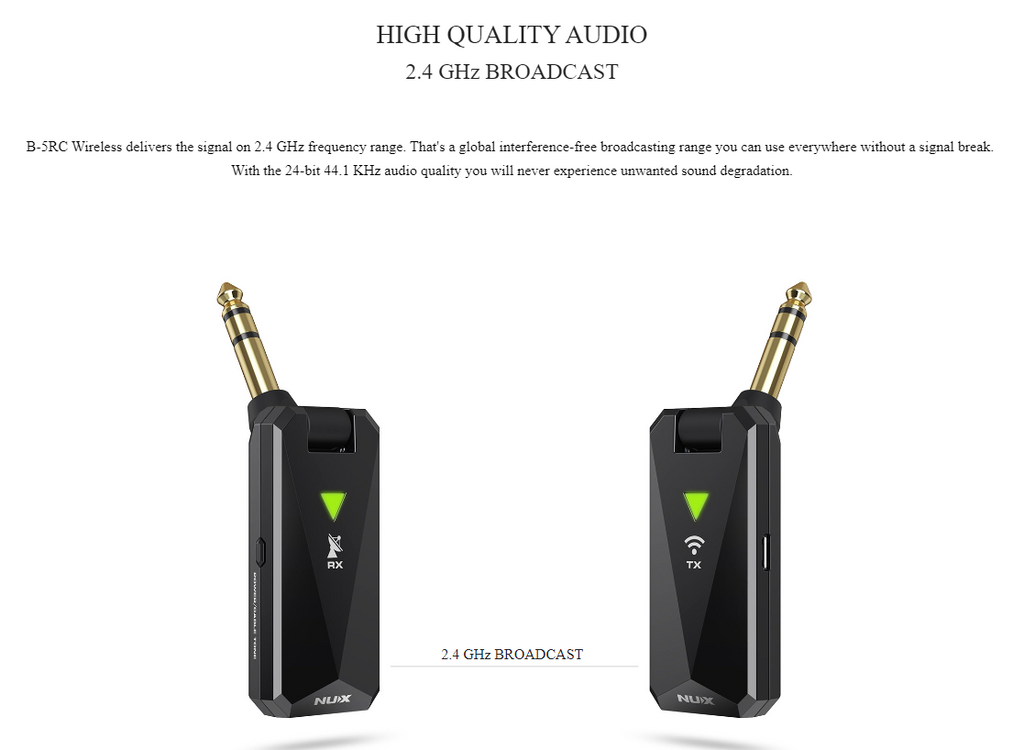Wireless System Guitar NUX B5-RC 2.4GHz