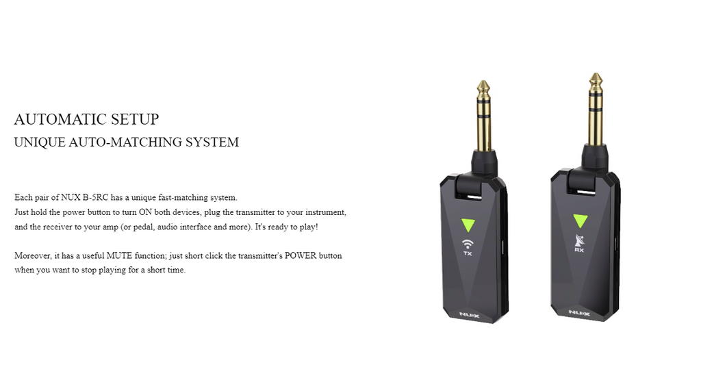 Cài đặt phù hợp trên mọi thiết bị với NUX B5-RC