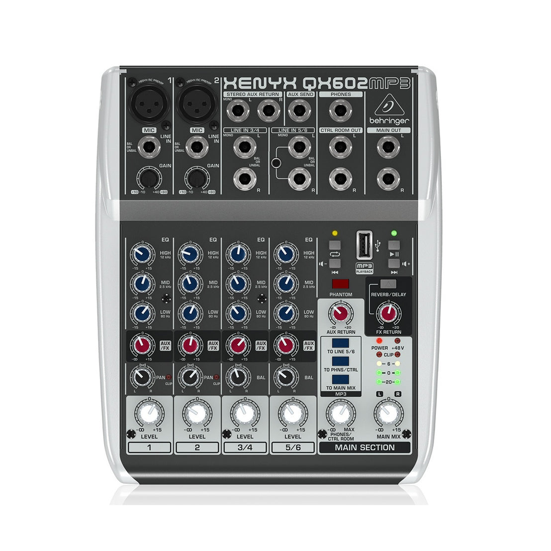 Mixer Behringer XENYX QX602MP3