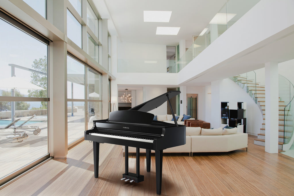 Đàn Piano Điện Grand Yamaha CLP-665GP, Polished Ebony - Mang đến cho bạn không gian sống đẳng cấp, sang trọng