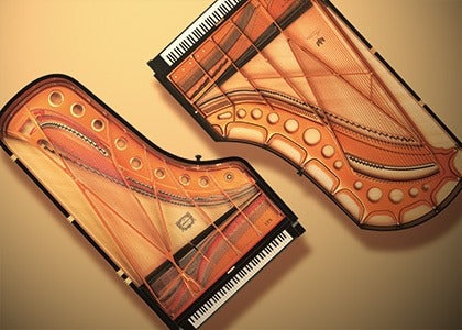 Âm thanh từ hai cây đại dương cầm hòa nhạc đẳng cấp thế giới trong một cây đàn piano kỹ thuật số trên Yamaha CVP-809