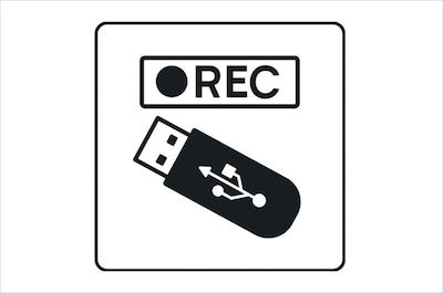 Ghi các phần biểu diễn vào bộ nhớ flash USB và tạo các tệp âm thanh* bạn có thể lưu và phát lại trên máy tính, chia sẻ với bạn bè trên Yamaha CVP-909