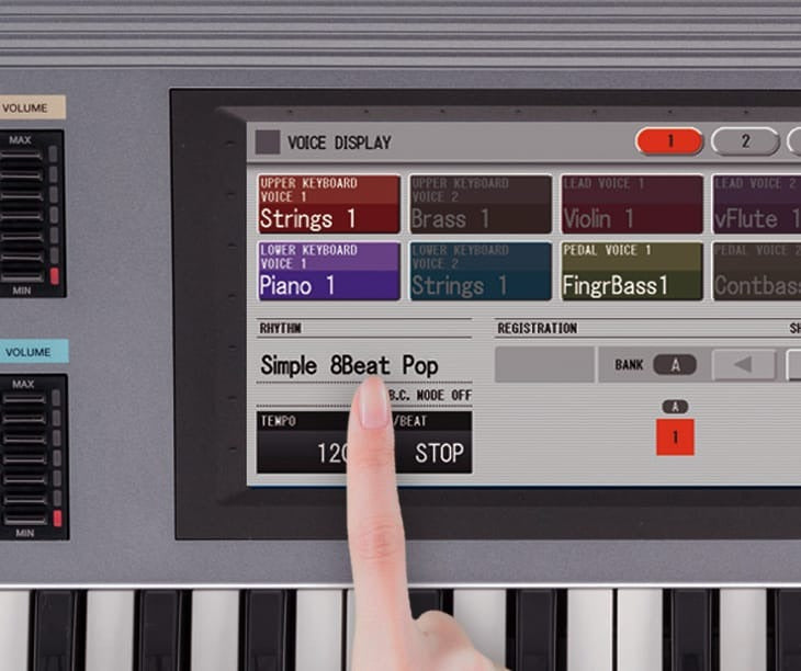 Âm sắc và Nhịp điệu trên Đàn Electone Yamaha ELS-02C