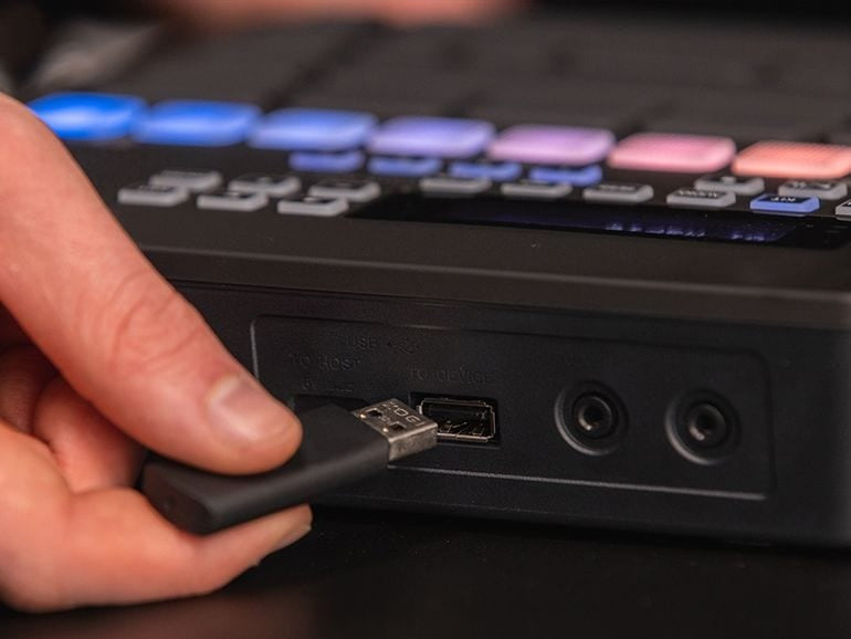 Cổng USB trên Trống Điện Yamaha FGDP-50 - 24 Pads
